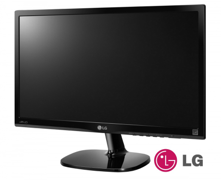 22 дюймовый монитор LG 22MP48D-P (черный, IPS LED, 16:9, 1920x1080, 5ms, VGA + DVI-D)